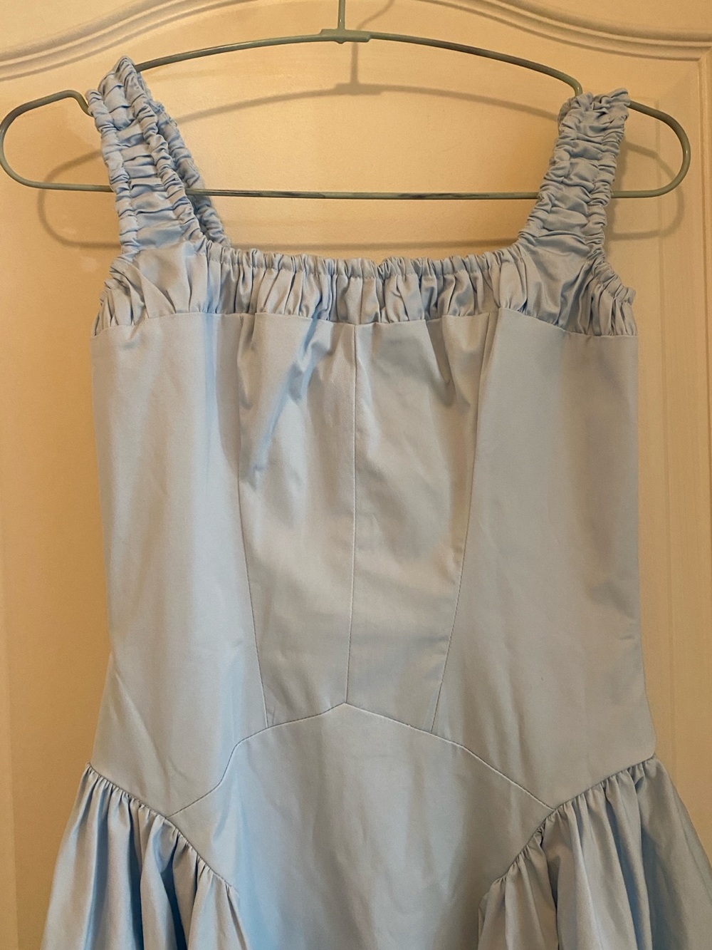 NWT House of CB Dorothy Bustier Dress in light blue color, size Small - Picture 7 of 11